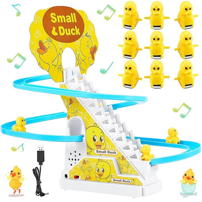 WaddlePlay – Duck Slide Adventure Set – 3 Ducks