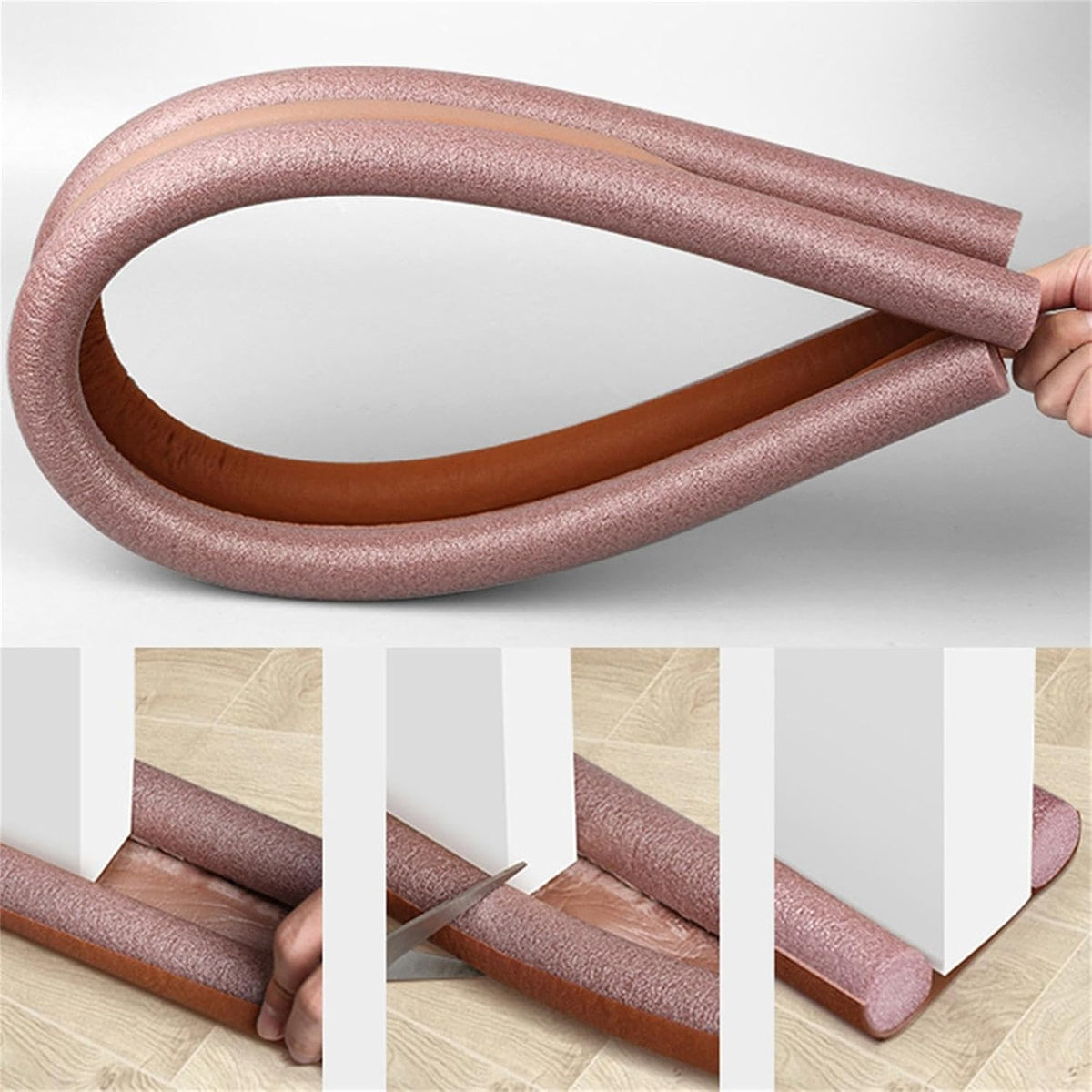 AirLock Plus – Insulated Door Barrier – Brown / 36.6 inch