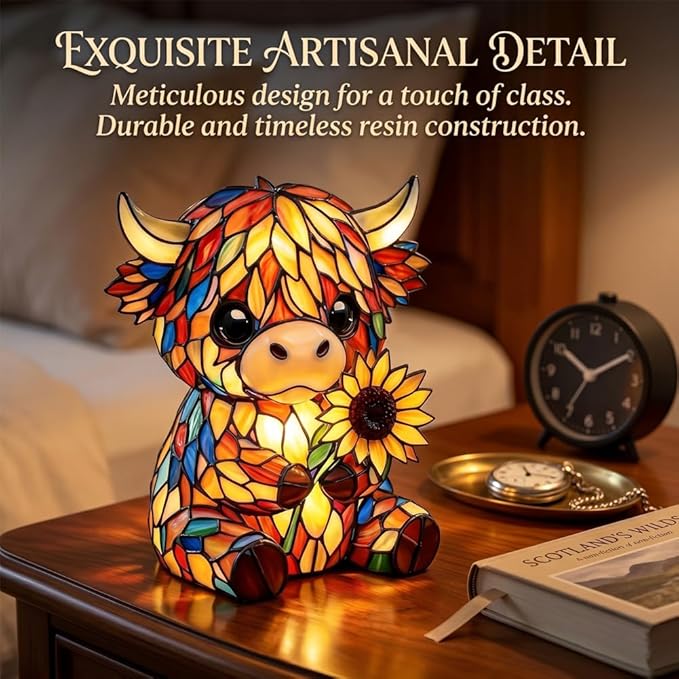 CowzyGlow - Highland Cow LED Night Light – image 3
