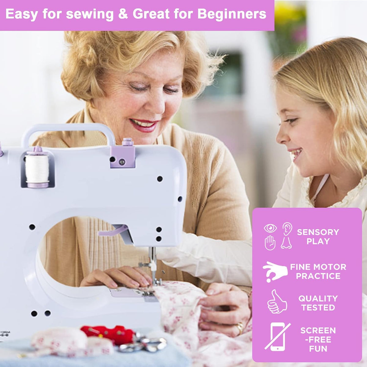 MiniStitch – Portable Sewing Machine with 12 Stitches – image 7
