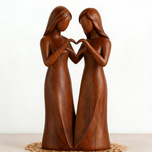 Celebrates Friendships Sisters Sculpture – Two Sisters