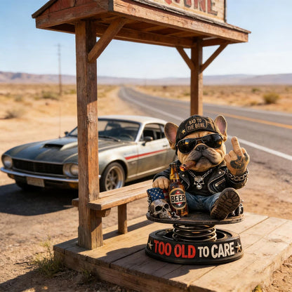 CruiseBoss – Funny Dashboard Bulldog – image 3
