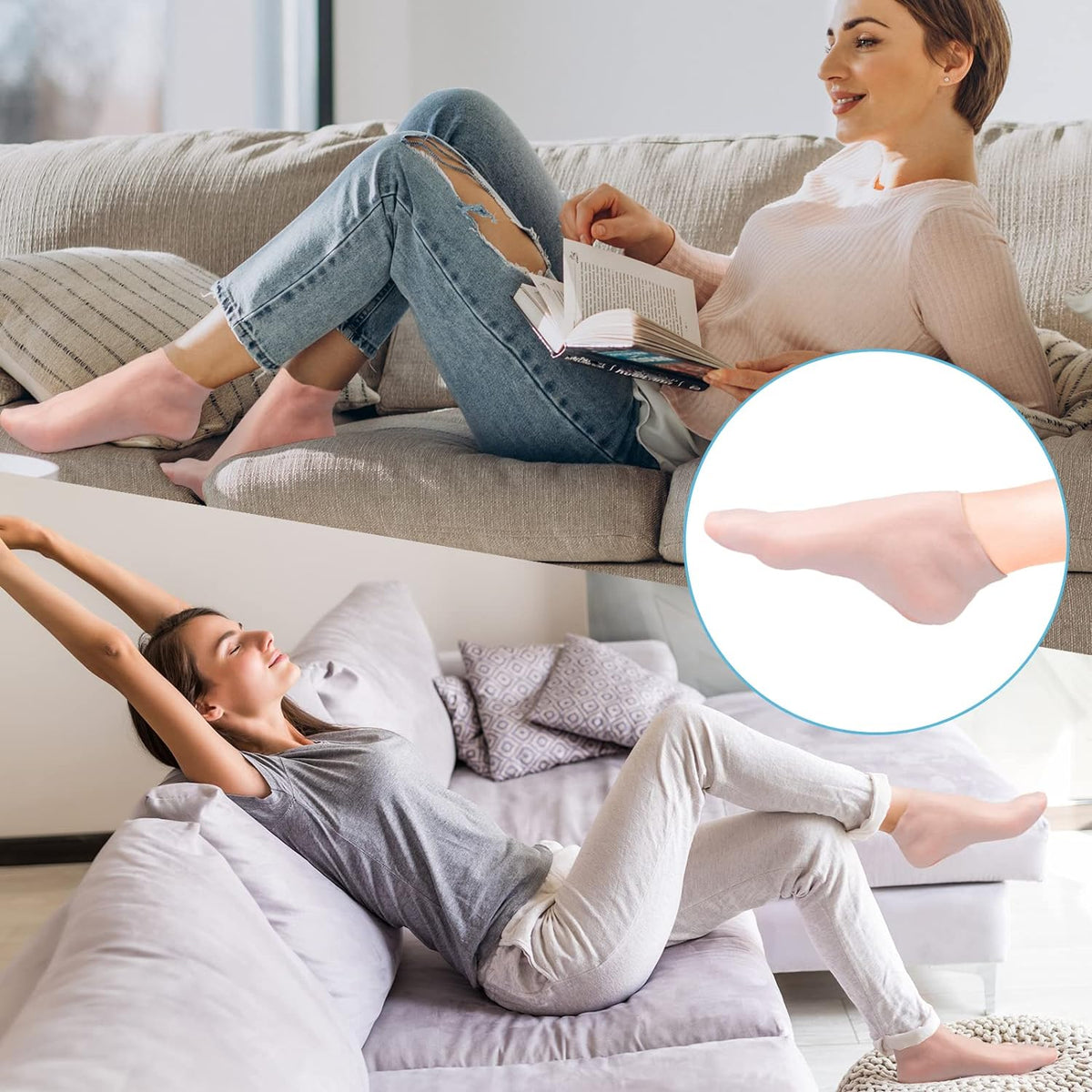 VelvetHeel Socks – Smooth Skin Foot Care – image 4