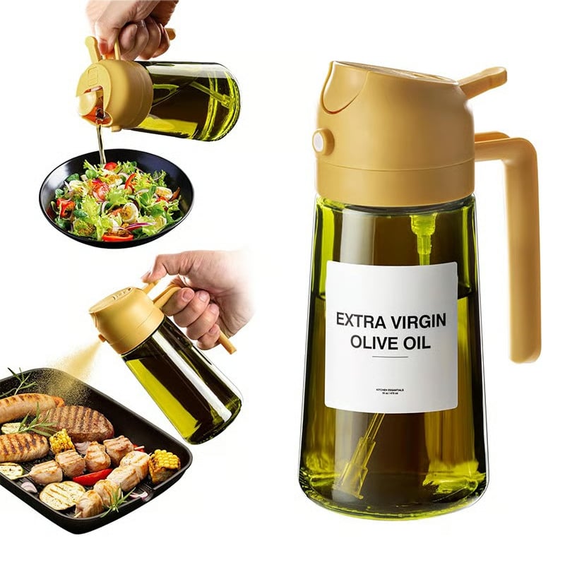 DripLess - Healthy Cooking Oil Sprayer Bottle – Yellow