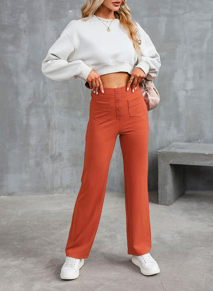 CargoFlex – Multi-Pocket Utility Pants – Red  New Arrival / S