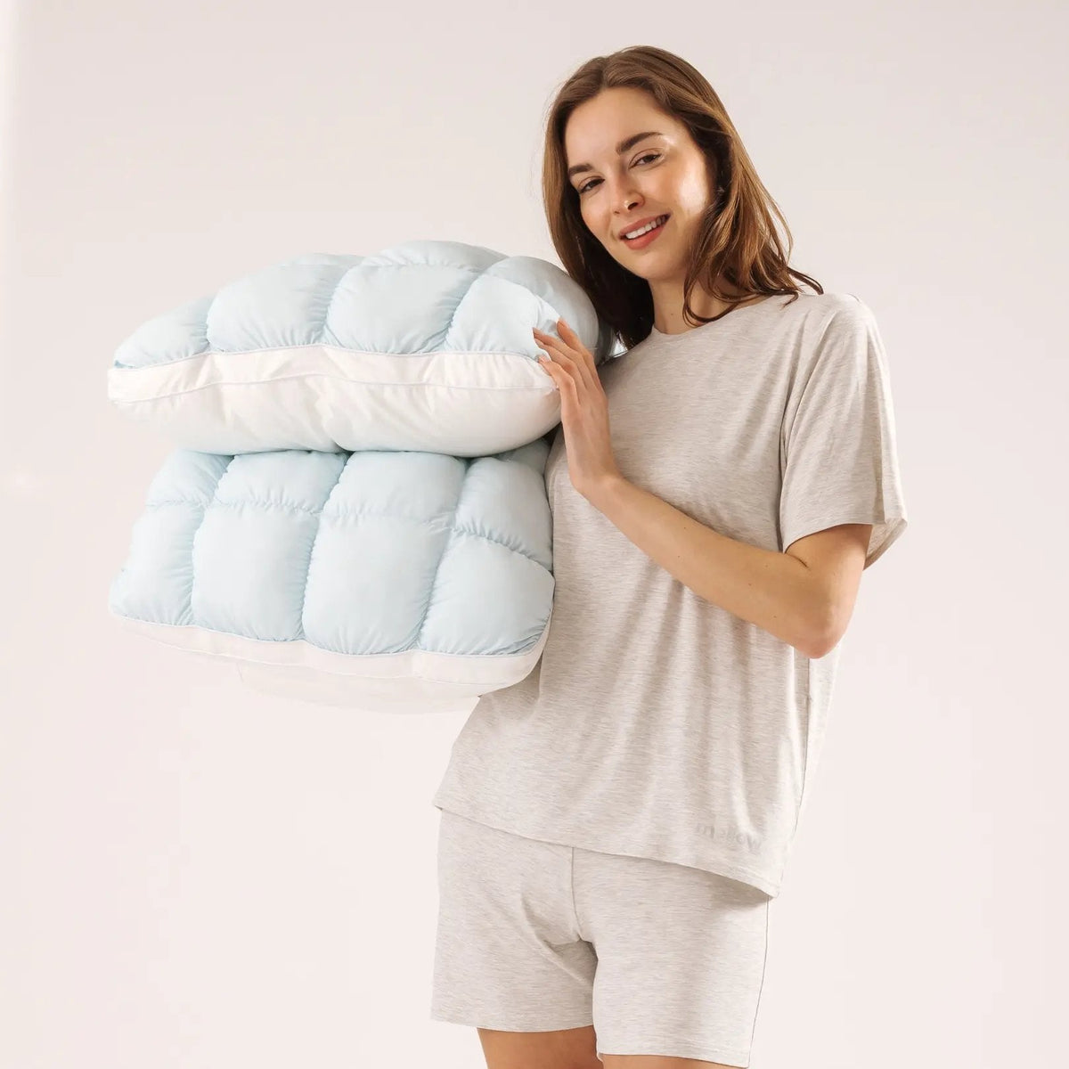Mellow Puff - Cloud Comfort Pillow – Baby Blue / Regular