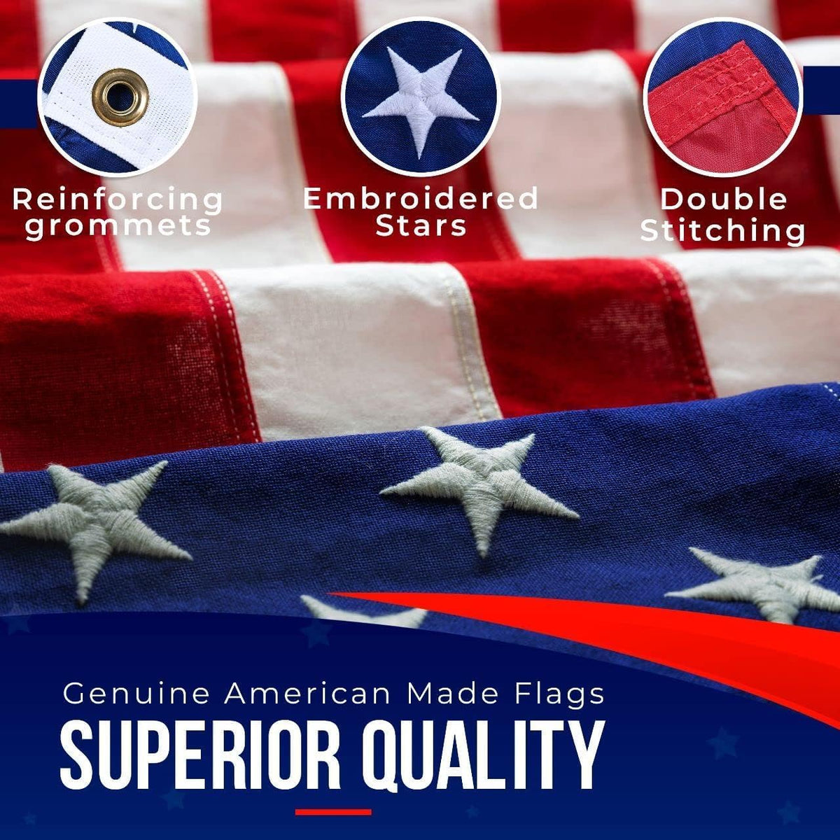 2026 Best Embroidered Stars American Flags – image 7