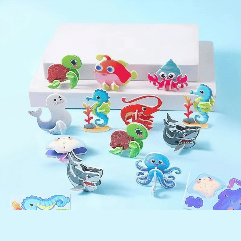 BugBuild – 3D Creative Insect Paper Jigsaw Puzzle – Ocean Jigsaw Puzzle(25 pcs)