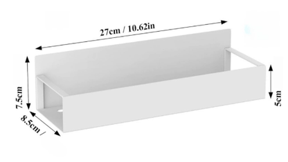 MagnaRack – Punch-Free Kitchen Storage Organizer – White