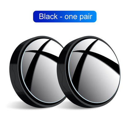 DriveSafe – Wide Angle Car Blind Spot Mirror – Black - one pair