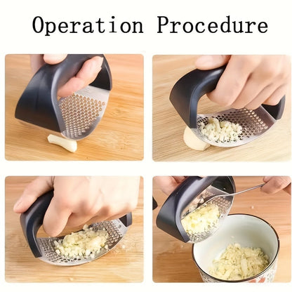 CrushCraft – Stainless Steel Garlic Mincer – image 2
