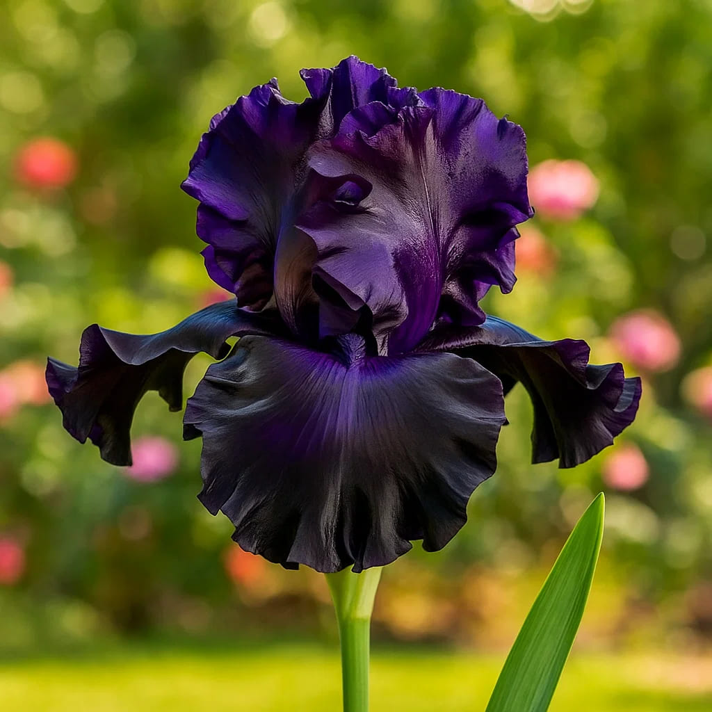 BloomAura – Exotic Tall Bearded Iris Flower – silk / 2 Iris Rhizomes