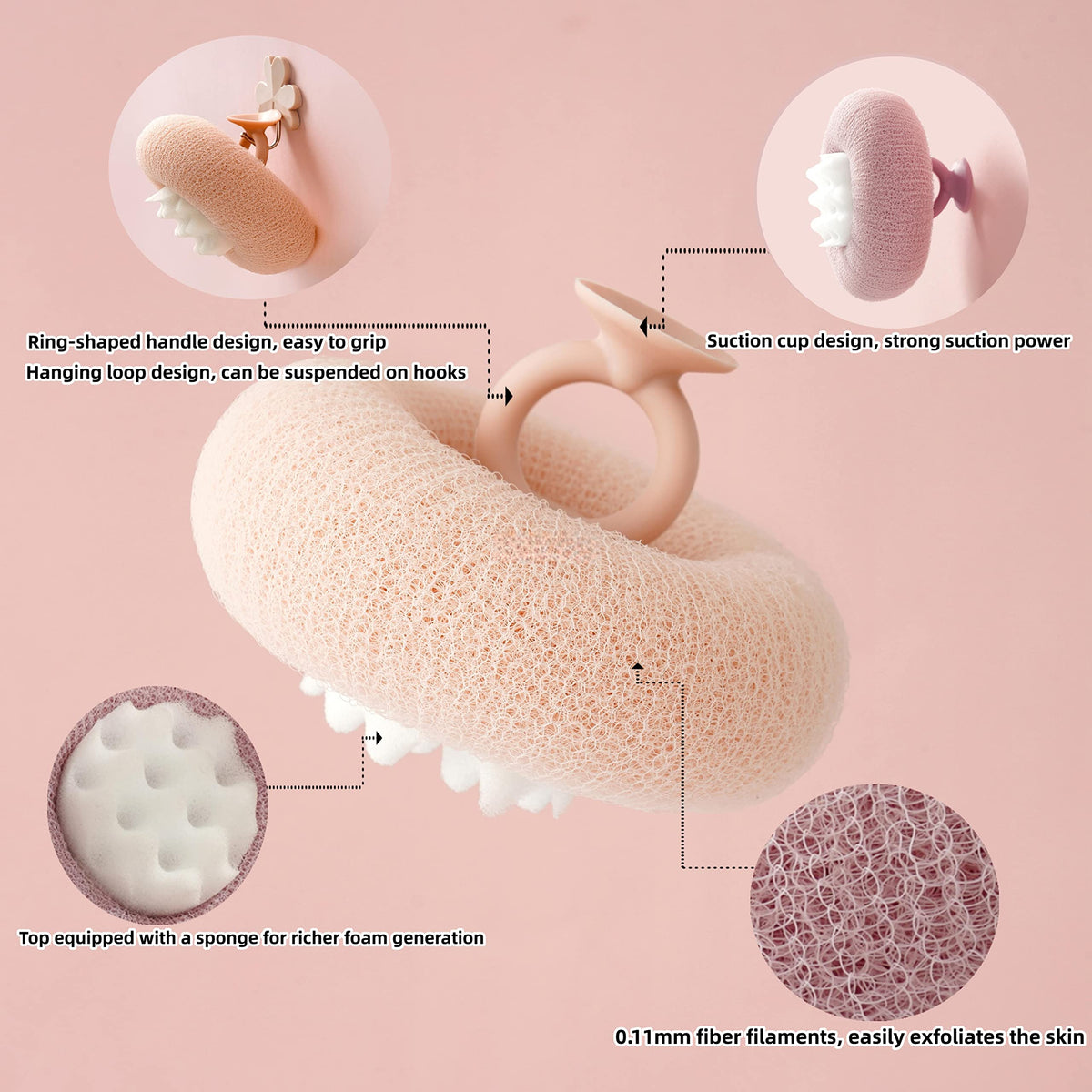SpaPetal – Luxury Shower Sponge – image 6