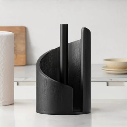 PeakHold – Mountain Paper Towel Holder Countertop – Black
