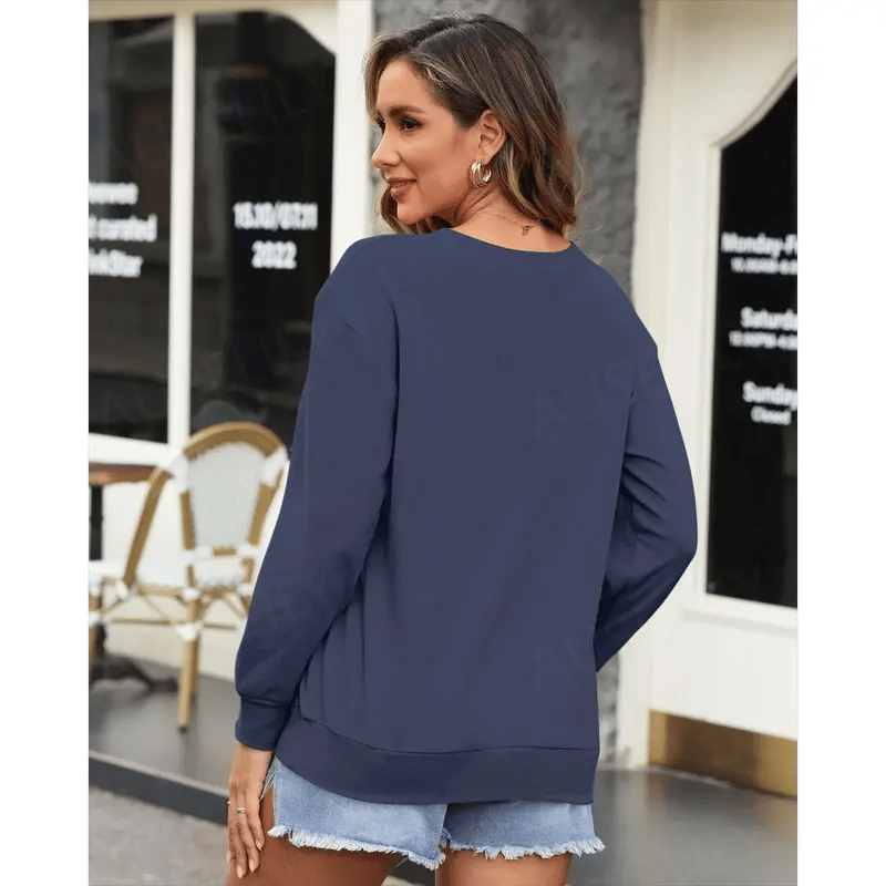 CozyCore – Women’s Crewneck Hoodless Sweatshirt – image 3