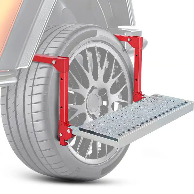 Steprox – Heavy Duty Wheel Step – Red