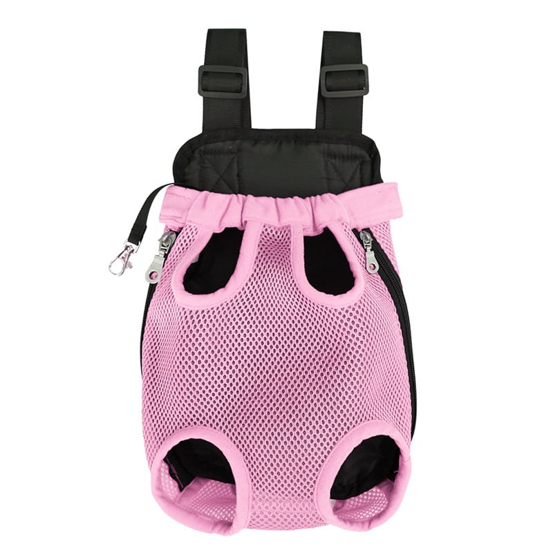PawVoyage – Pet Travel Leg-Out Backpack – Pink / S (less than 5.5 pounds)/( <2.5KG)