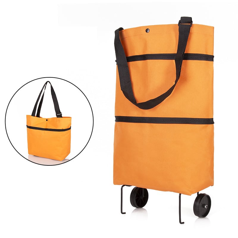 EcoFold – Shopping Bag Folding Green Bag – Orange