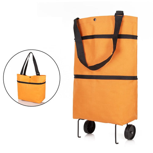 EcoFold – Shopping Bag Folding Green Bag – Orange