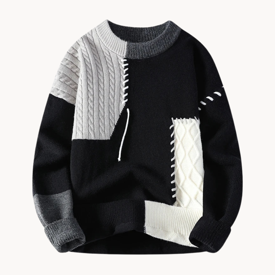 Cadence Crew Neck Sweater – Black / XS