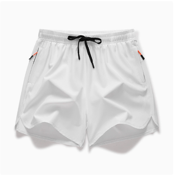 FlexCore - Men's Quick-Dry Running Shorts – White / S