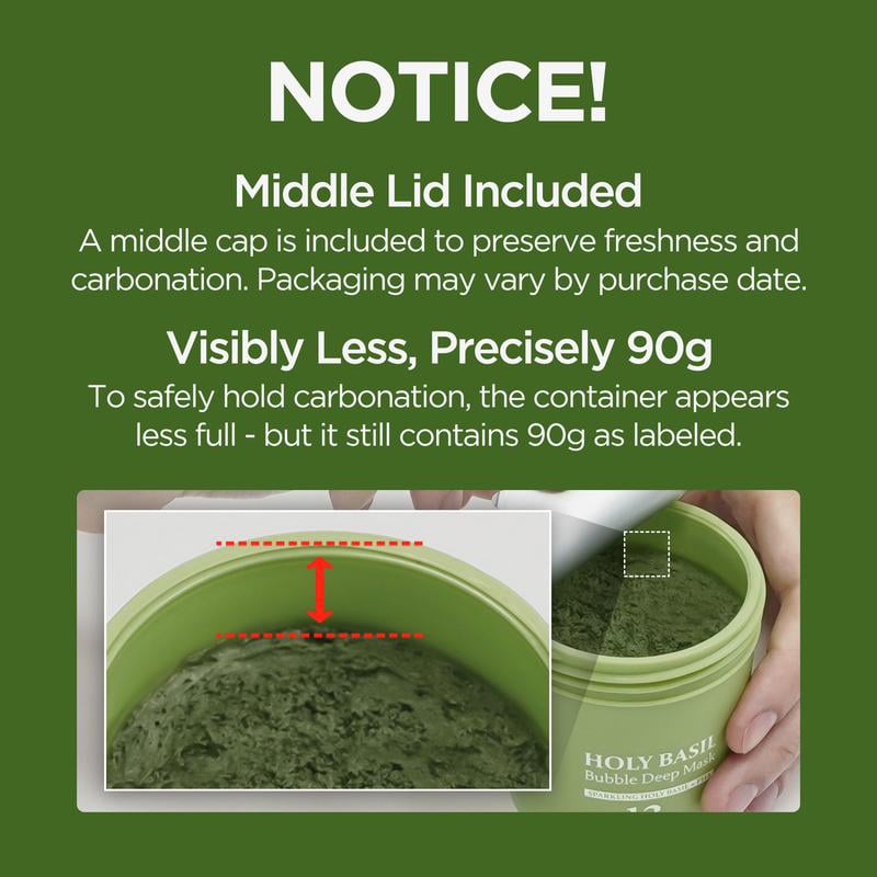 HerbaGlow – Holy Basil Bubble Deep Cleansing Mask – image 2