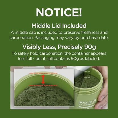 HerbaGlow – Holy Basil Bubble Deep Cleansing Mask – image 2