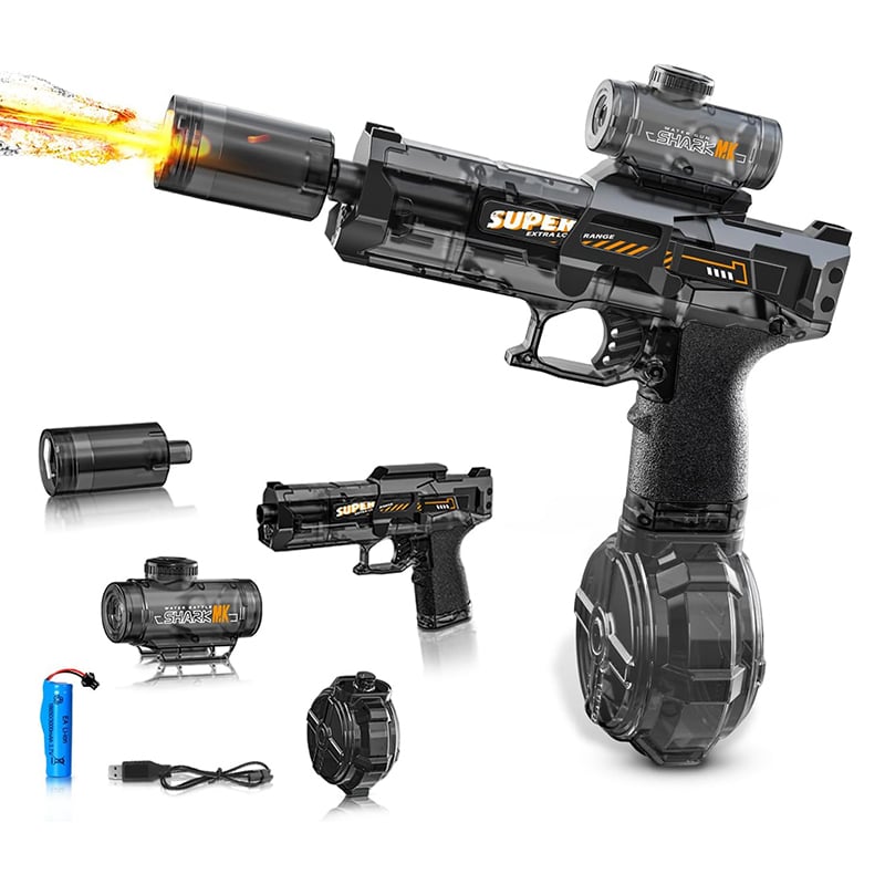 LumeStream – Fully Automatic Rapid-Fire Water Gun – Black