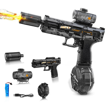 LumeStream – Fully Automatic Rapid-Fire Water Gun – Black