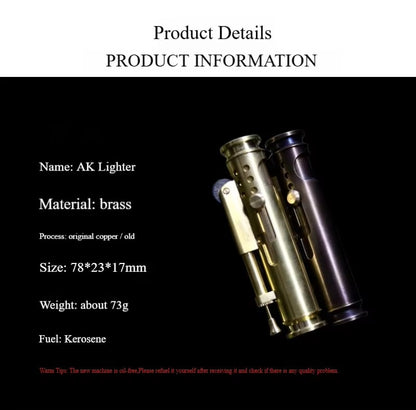 RetroSpark – AK Style Cartridge Metal Lighter – image 8
