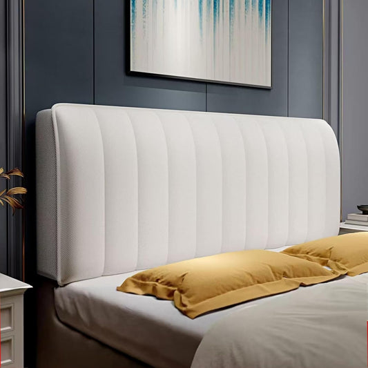Virello - SmoothFit Headboard Cover – Wrinkle-Free Elegance – White / 1.5m