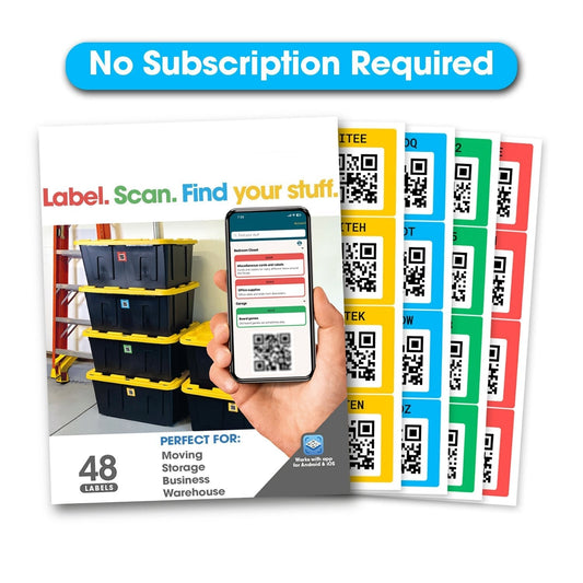 TrackTag - Smart QR Labels for Storage & Inventory – 1 Set / Super Fast Delivery