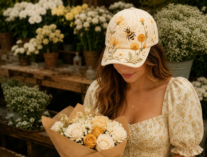 FloraBee – Aesthetic Garden Cap – image 11