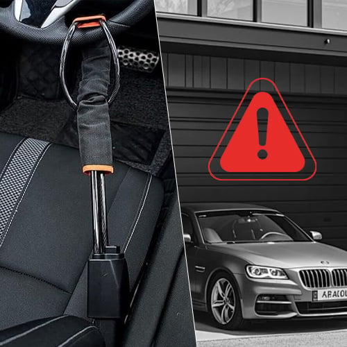 DriveDefender | Seat Belt + Steering Wheel Car Lock System – image 12