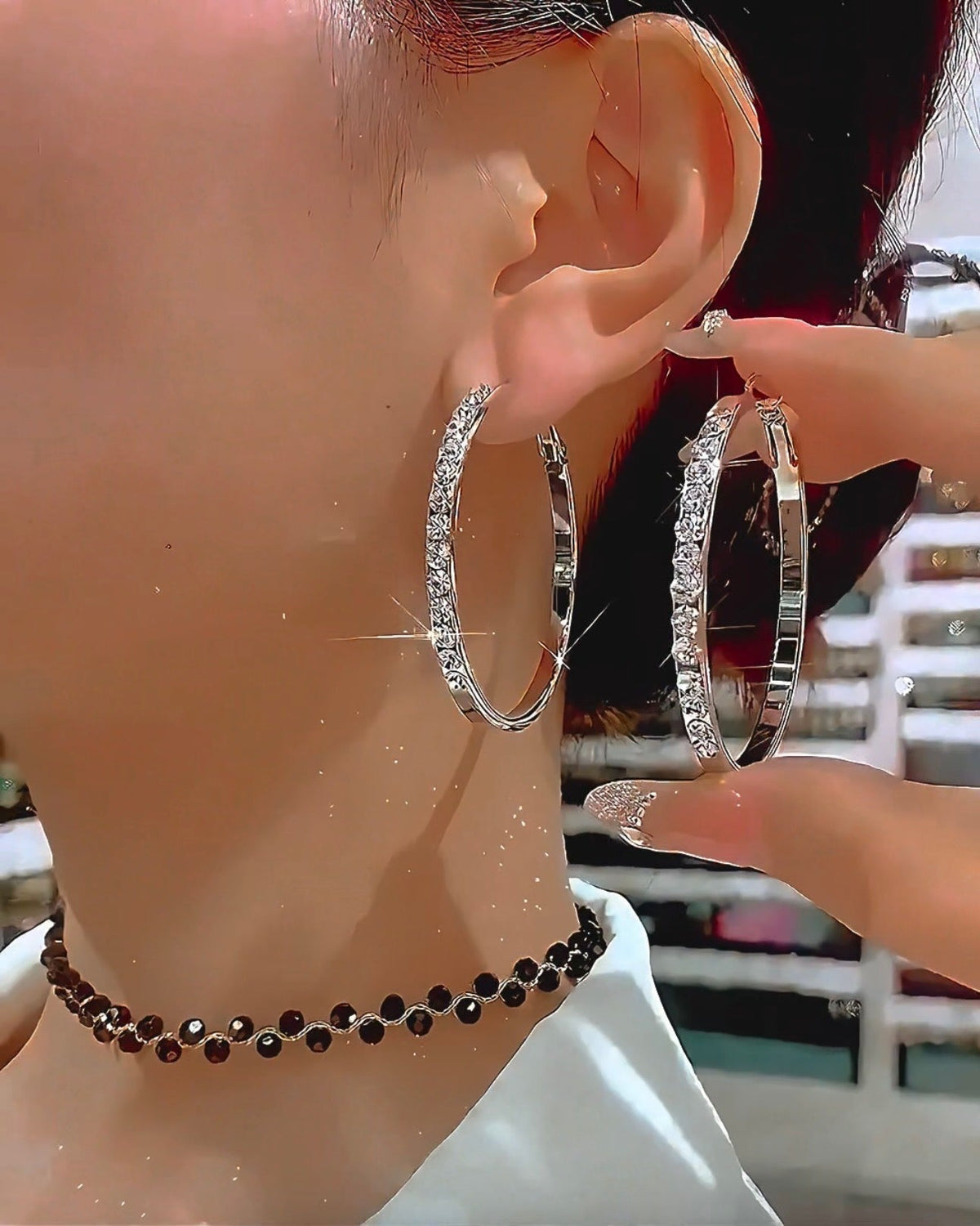 Roma Radiance – 24K Gold Plated Earrings – image 3