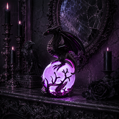DragonGlow – Mystic Crystal Orb Lamp – image 16