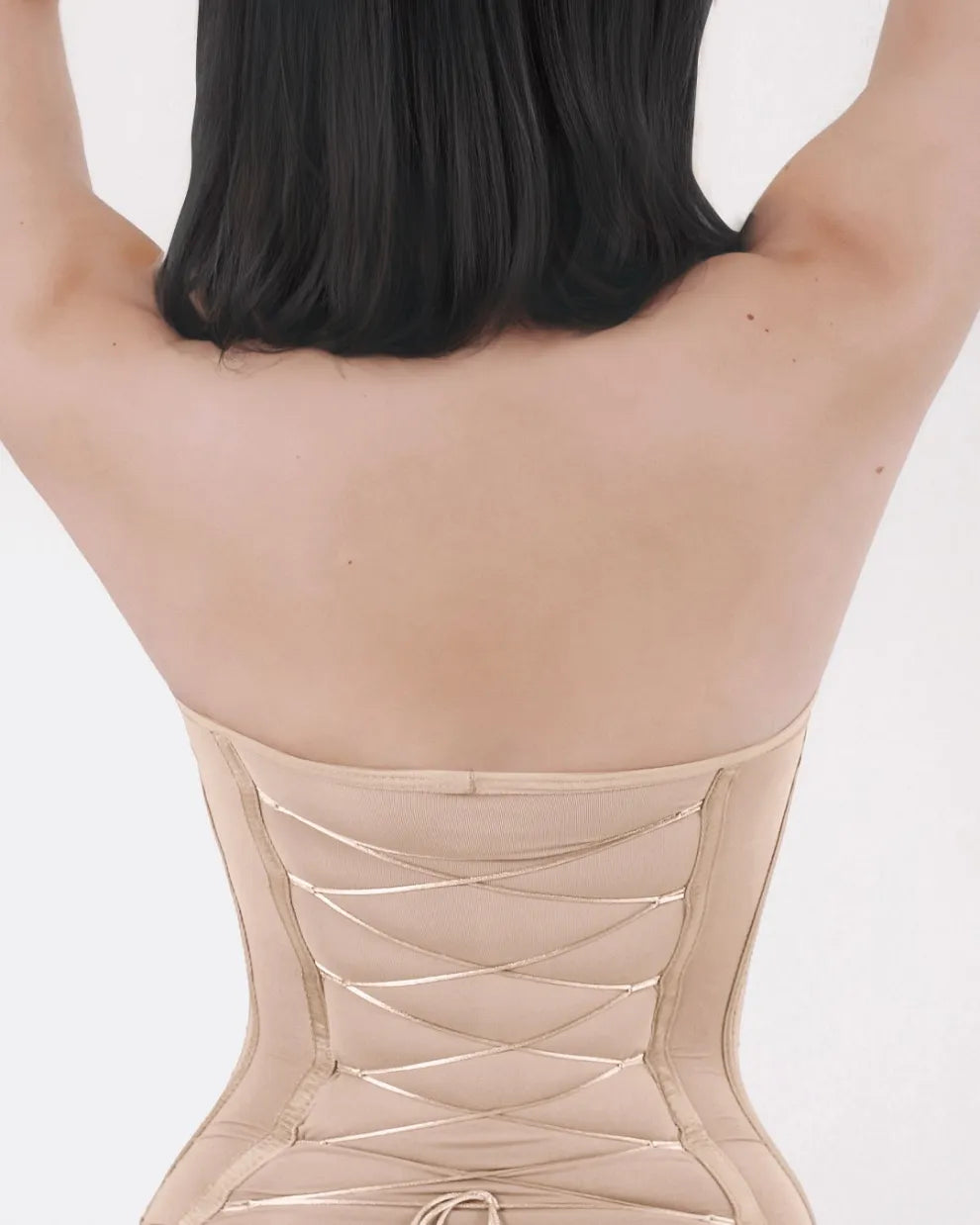 CurveLuxe – Back Lace-Up Seamless Thong Bodysuit – image 12