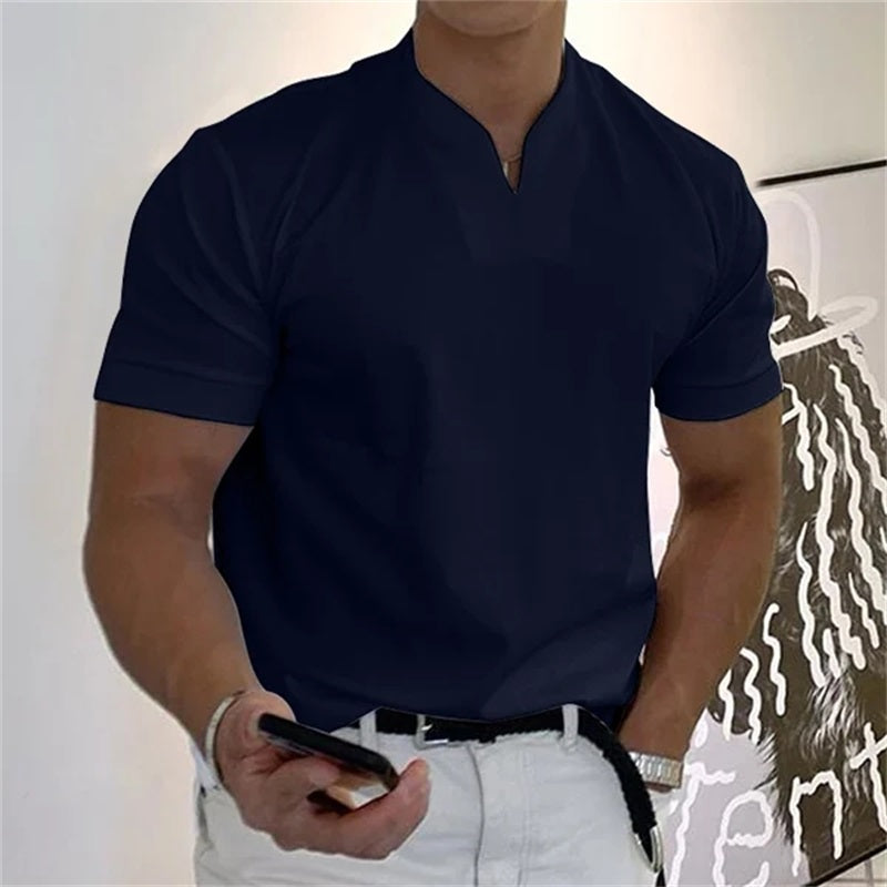 MetroFlex – Gentleman’s Short Sleeve Performance Tee – Navy Blue / M