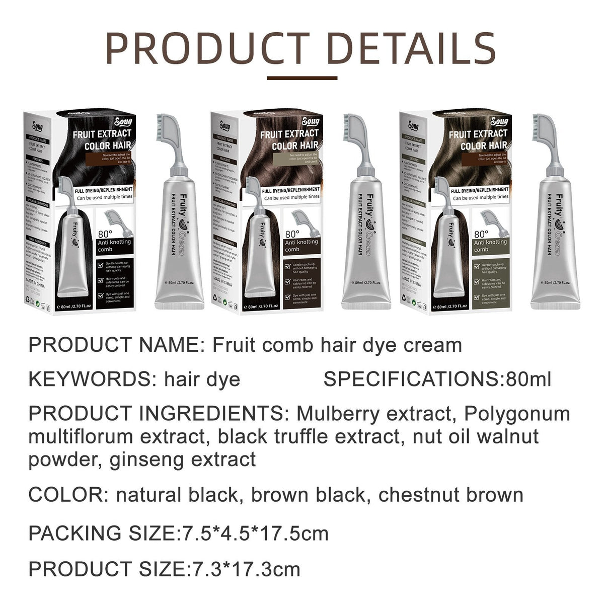 HerbaColor – Plant Extract Hair Dye Essence – image 9