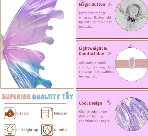 LumiFairy – Magical LED Glowing Wings – image 6
