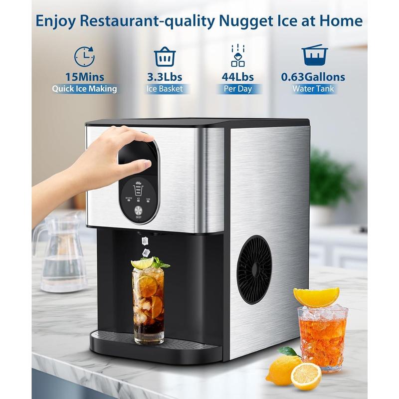 Nugget Ice Maker 44 lbs/Day Self-Dispensing Ice – image 2