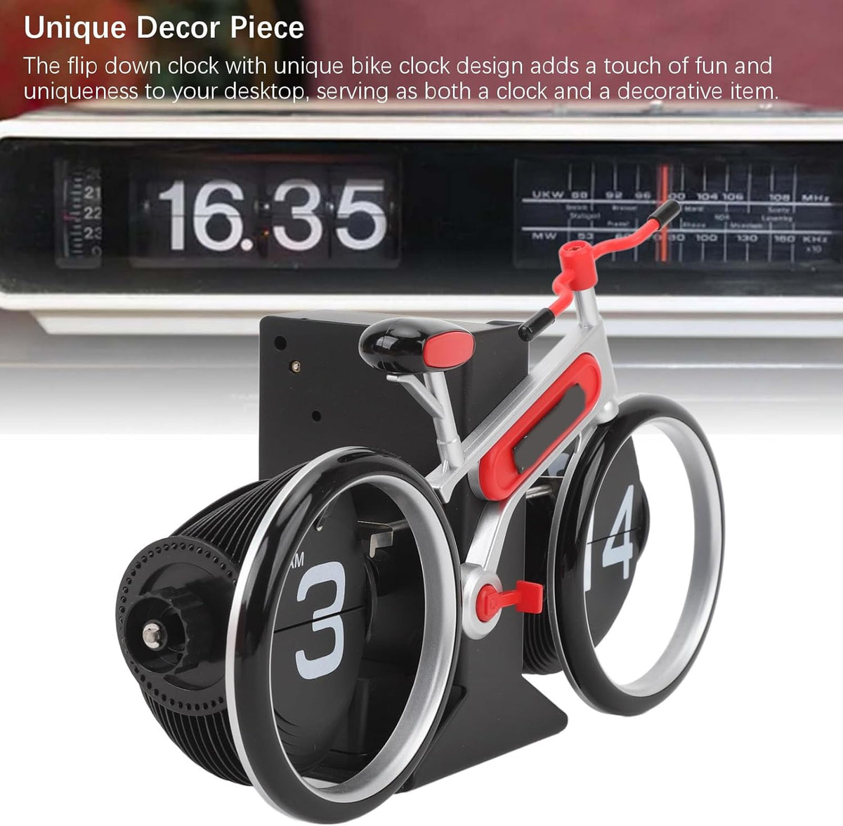 CycleTime - Vintage Bicycle Flip Clock – image 3