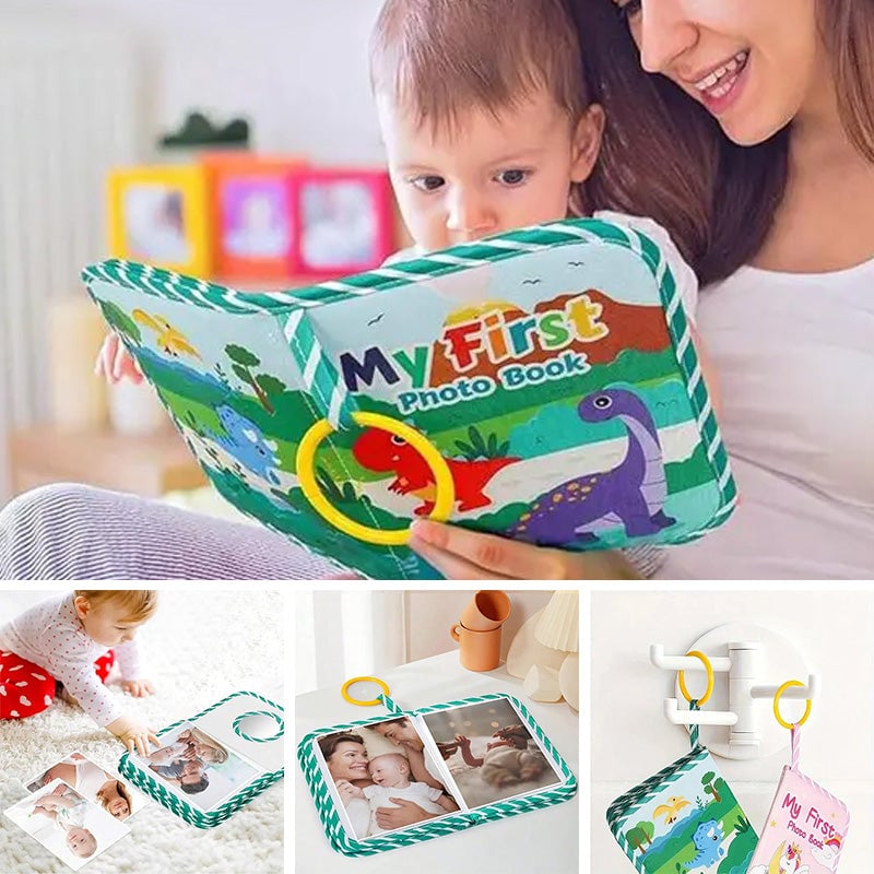 CuddlePages – My First Baby Memory Book with Mirror – image 11