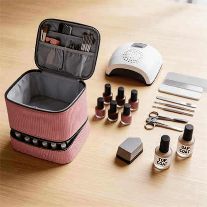 PolishPro – Deluxe Double‑Layer Nail Organizer Case – image 6