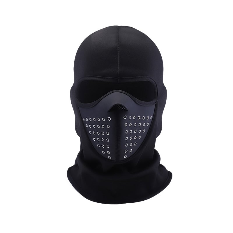 RideGuard – Motorcycle Riding Mask – Punk(Black & White)