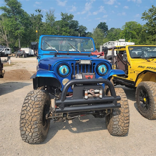 DriveCore – Monster Eye Headlight Decals – Blue / Buy 1 Pair