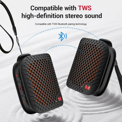 BassNova – Powerful Portable Bluetooth Speaker – ⏰Black + Green  Free Shipping Worldwide