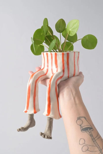 SproutBuddy - Decorative Hanging-Leg Planter – Striped obsession