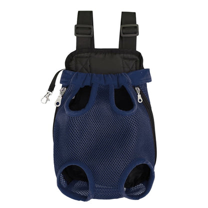 PawVoyage – Pet Travel Leg-Out Backpack – Dark Blue / S (less than 5.5 pounds)/( <2.5KG)