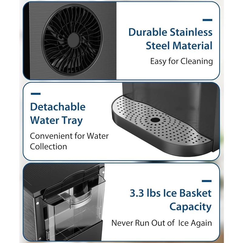 Nugget Ice Maker 44 lbs/Day Self-Dispensing Ice – image 3